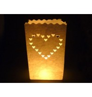 Бумажный фонарик - сердце!